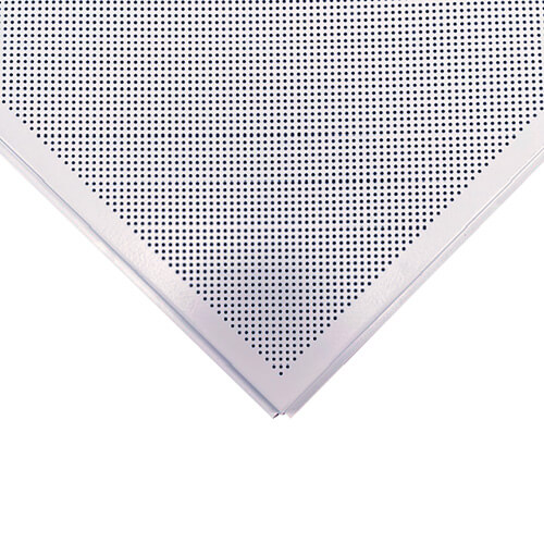 Knauf Armstrong Orcal BP9685 Metal Tegular Lay-In Microperforated 600mm x 600mm Ceiling Tiles - Box of 16 tiles