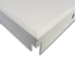 Knauf Armstrong Orcal Metal T-Clip Plain 600mm x 600mm Ceiling Tiles - Box of 16 tiles