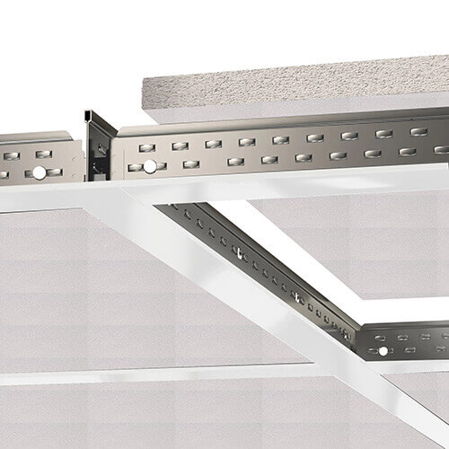 Zentia Aruba BP5460M4A 600mm x 600mm Board Edge Ceiling Tiles - Box of 16